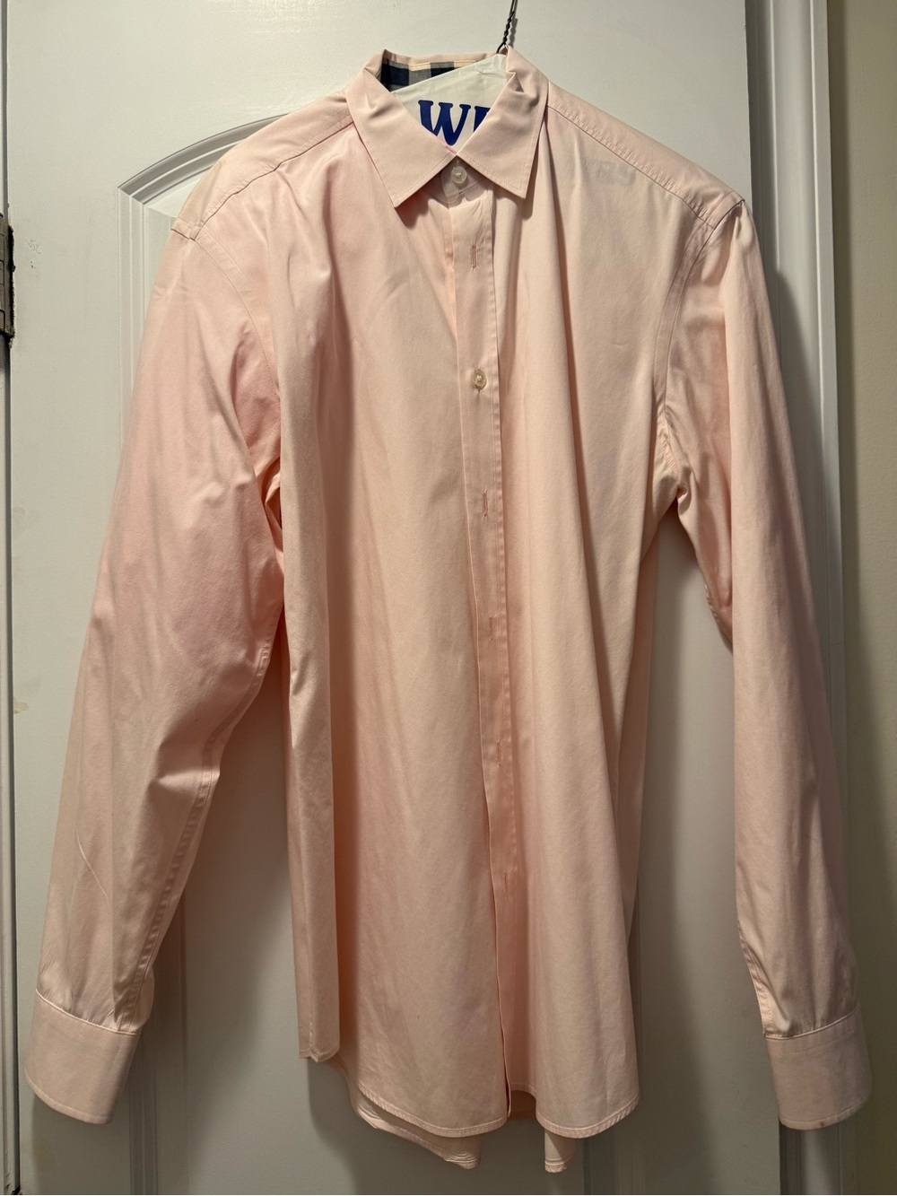 Burberry Men's Classic Button-Down Shirt - Light Pink